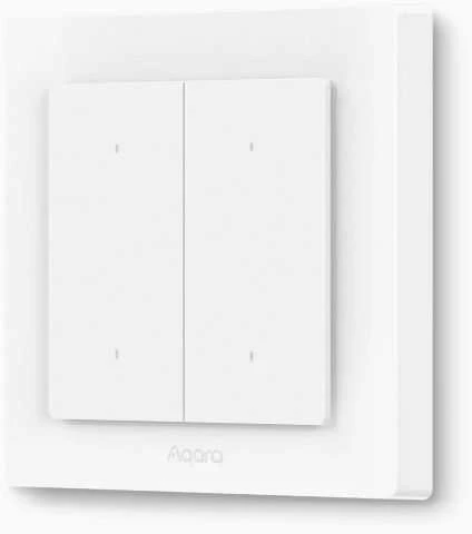Aqara H2 Išmanus 4 mygtukų 2 kanalų zigbee, Thread jungiklis (WS-K08D)