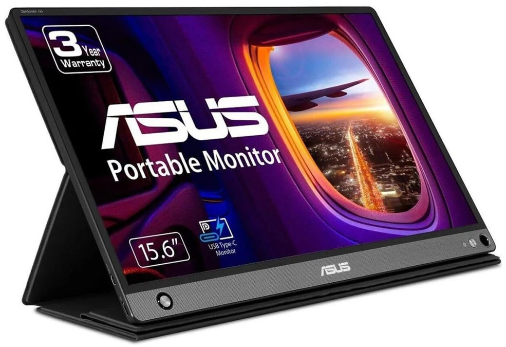 Monitorius ASUS ZenScreen Go MB16AHP, 15,6", 1920x1080