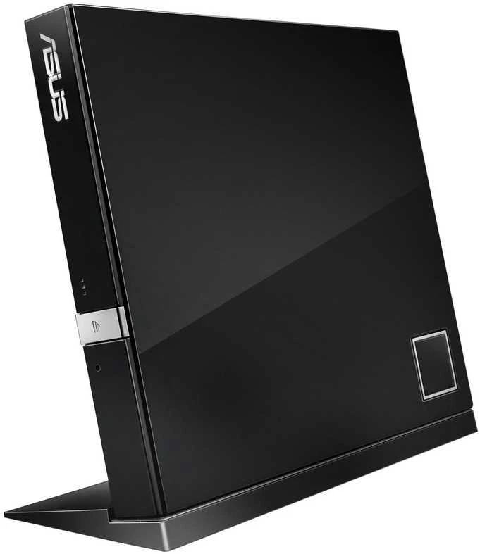 ASUS SBC-06D2X-U Išorinis plonas Blu-ray skaitymo diskas, Juodas, BDXL palaikymas, 6X Blu-ray skaitymo greitis, USB 2.0 Asus