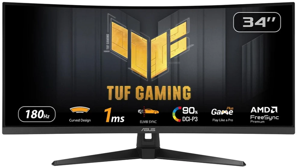 Žaidimų monitorius ASUS TUF Gaming TUF Gaming VG34VQ3B, 34", 3440x1440, 180Hz, VA, 1ms