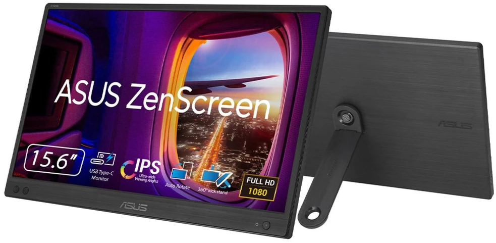 Monitorius ASUS ZenScreen MB166CR, 15.6", 1920x1080, 60Hz, 5ms
