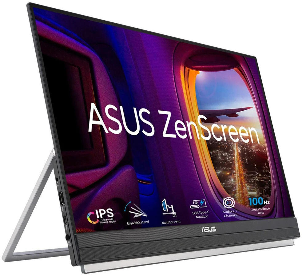 Monitorius ASUS ZenScreen MB229CF, 21,5", 1920x1080, 100Hz, IPS, 5ms