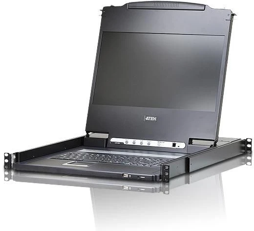 Aten ATEN CL6700MW-ATA-2XK06A1G, 1920 x 1080 pikselių, Full HD, montavimas į stelažą, 1U, 19.4 W, juoda