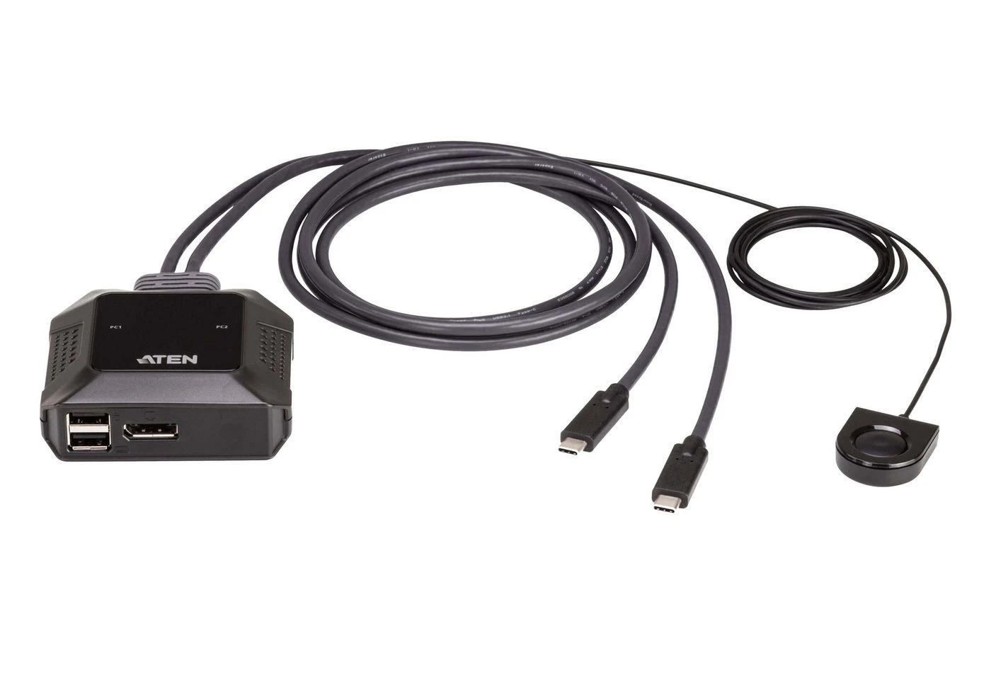 Aten 2 prievadų USB-C 4K DisplayPort KVM jungiklis
