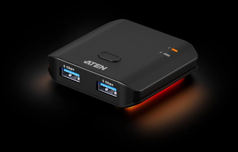 Adapteris USB Aten 2 x 2-Port USB 3.2 Gen 1