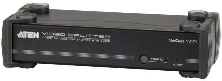 Aten Splitter DVI Dual Link, 4 Port (VS174-AT-G)