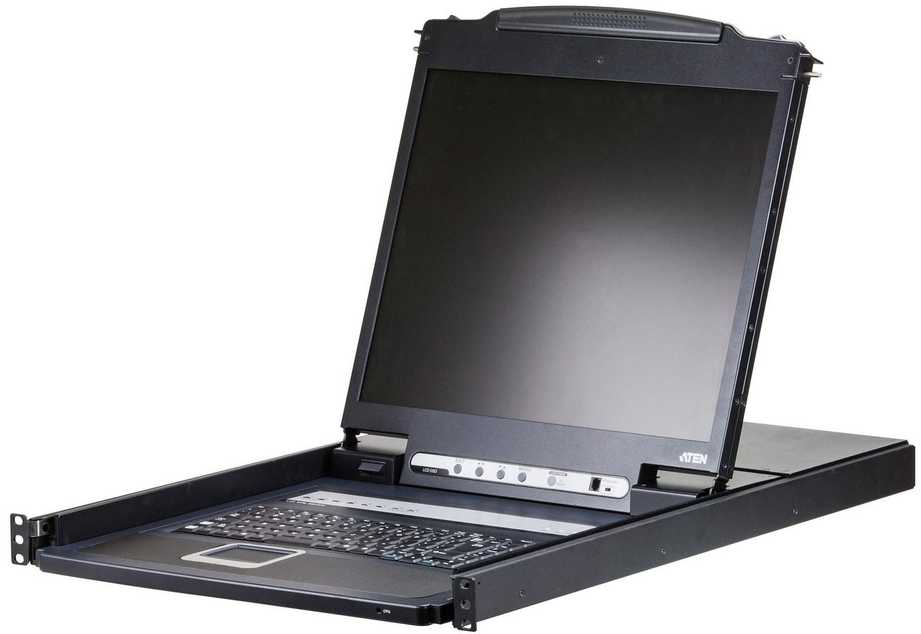 Valiklis Konsolė KVM Aten 8-Port 19'' LCD KVM Switch