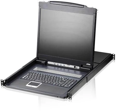 Aten perjungiklis KVM ATEN CL1308N, 48 cm TFT, VGA, PS/2-USB, 8 prievadai, CH išdėstymas