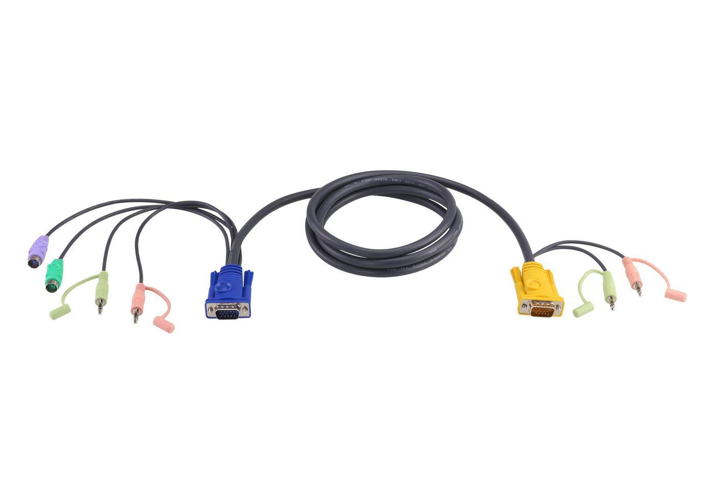 Aten PS/2 KVM kabelis 1,8m