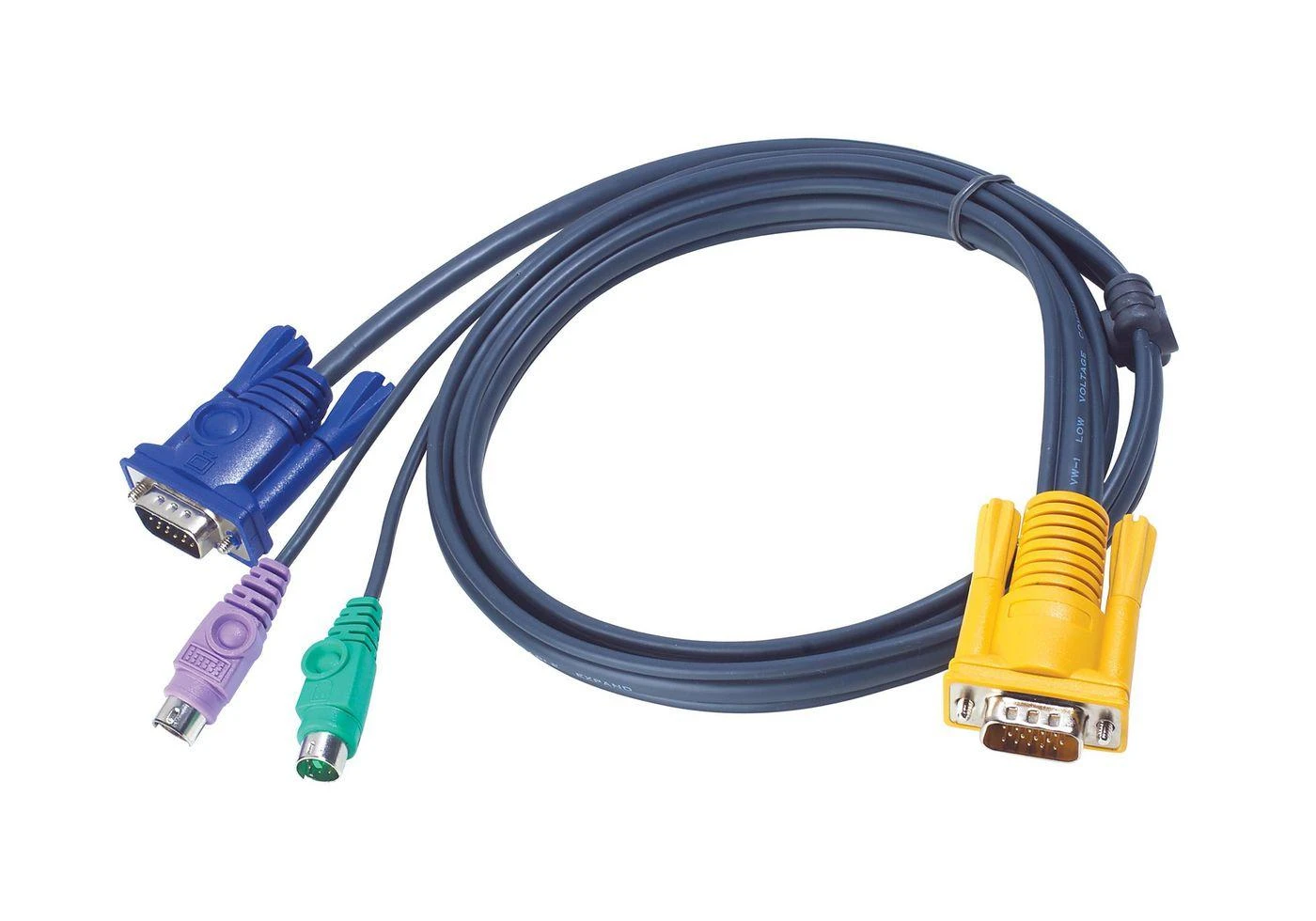 ATEN 2L-5202P ATEN KVM kabelis HD15-SVGA PS/2 PS/2 - 2m