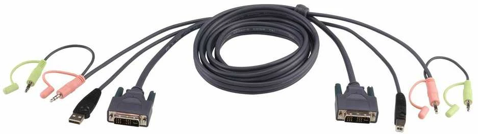 ATEN 2L-7D02U ATEN Kabelis DVI/USB, Garsas - 2m