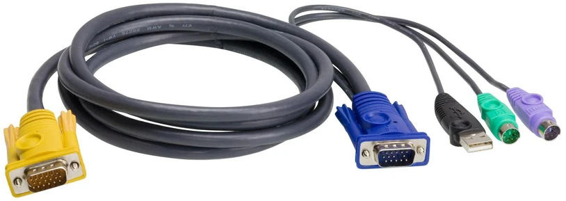 Aten Kable KVM, 1,8 m, juodas (2L5302UP)
