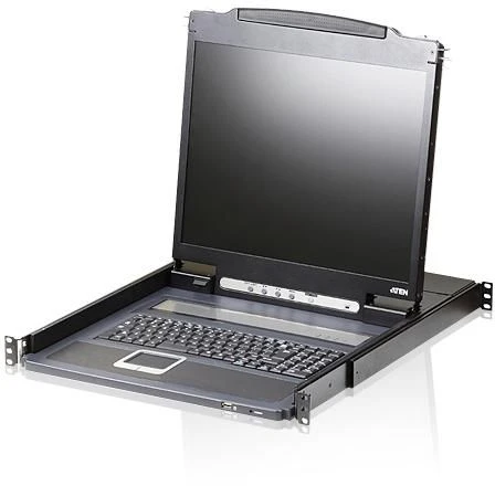 Konsolė KVM Aten Konsolė KVM ATEN CL3000N, LCD 48 cm, VGA, PS/2-USB, port USB, układ FR