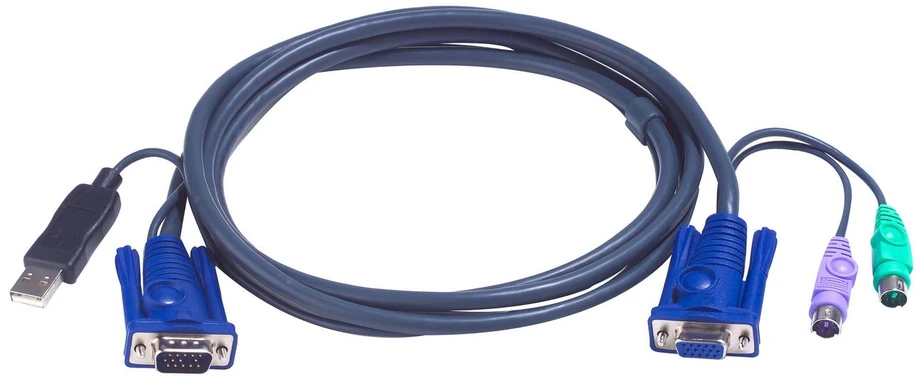 ATEN 2L-5506UP ATEN KVM Cable (SVGA, PS/2, PS/2/USB) - 6m