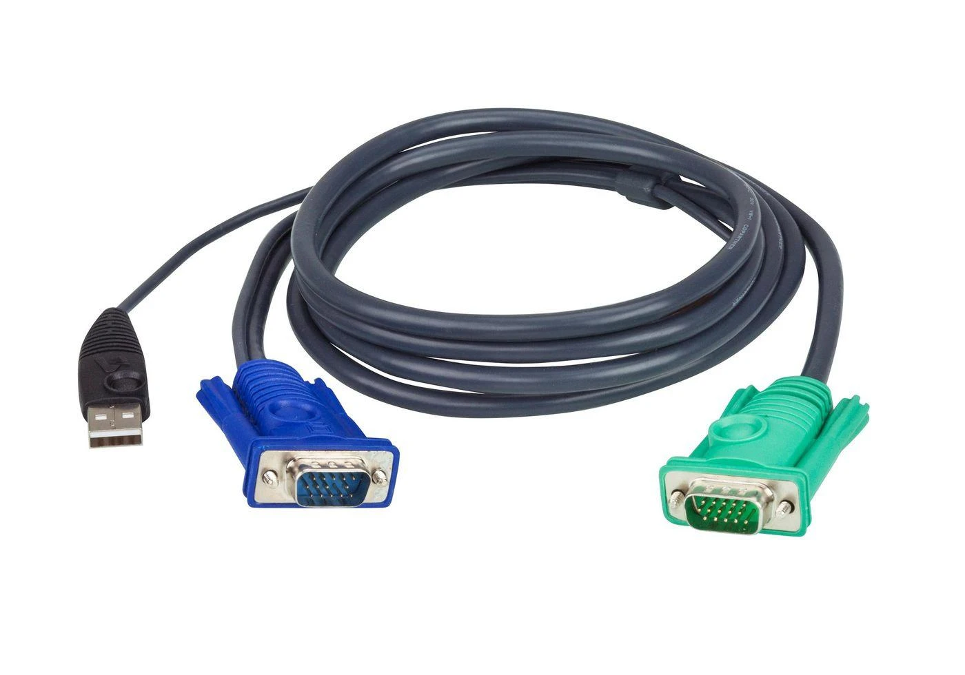 ATEN 2L-5205U ATEN KVM kabelis (HD15-SVGA, USB, USB) - 5 m