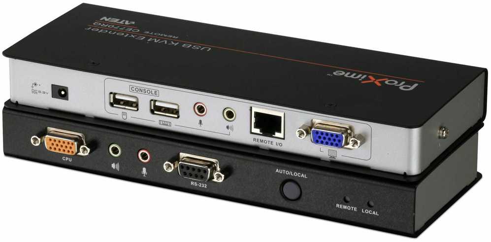ATEN CE770-AT-G ATEN CE770 USB KVM plėstuvas su Deskew funkcija ir RS232 300 m