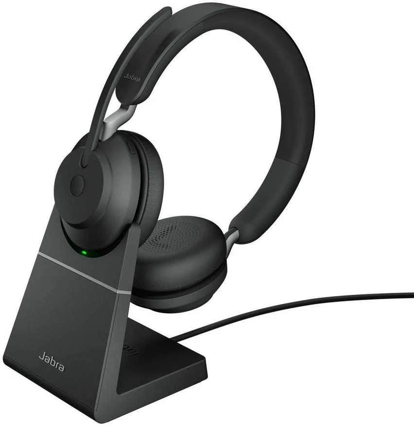Jabra Evolve2 65 UC Stereo - Ausinės - with stand