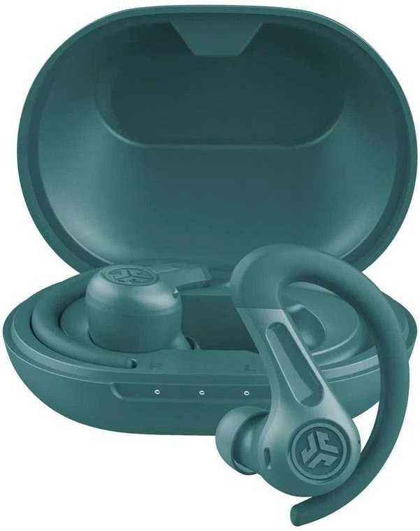 Jlab JBuds Sport ANC TWS Ausinės Teal Hybride aktive Triukšmo slopinimas, Mehr als 60 valandos Bluetooth-Spielzeit, Wisch- ir Touch-Steuerung