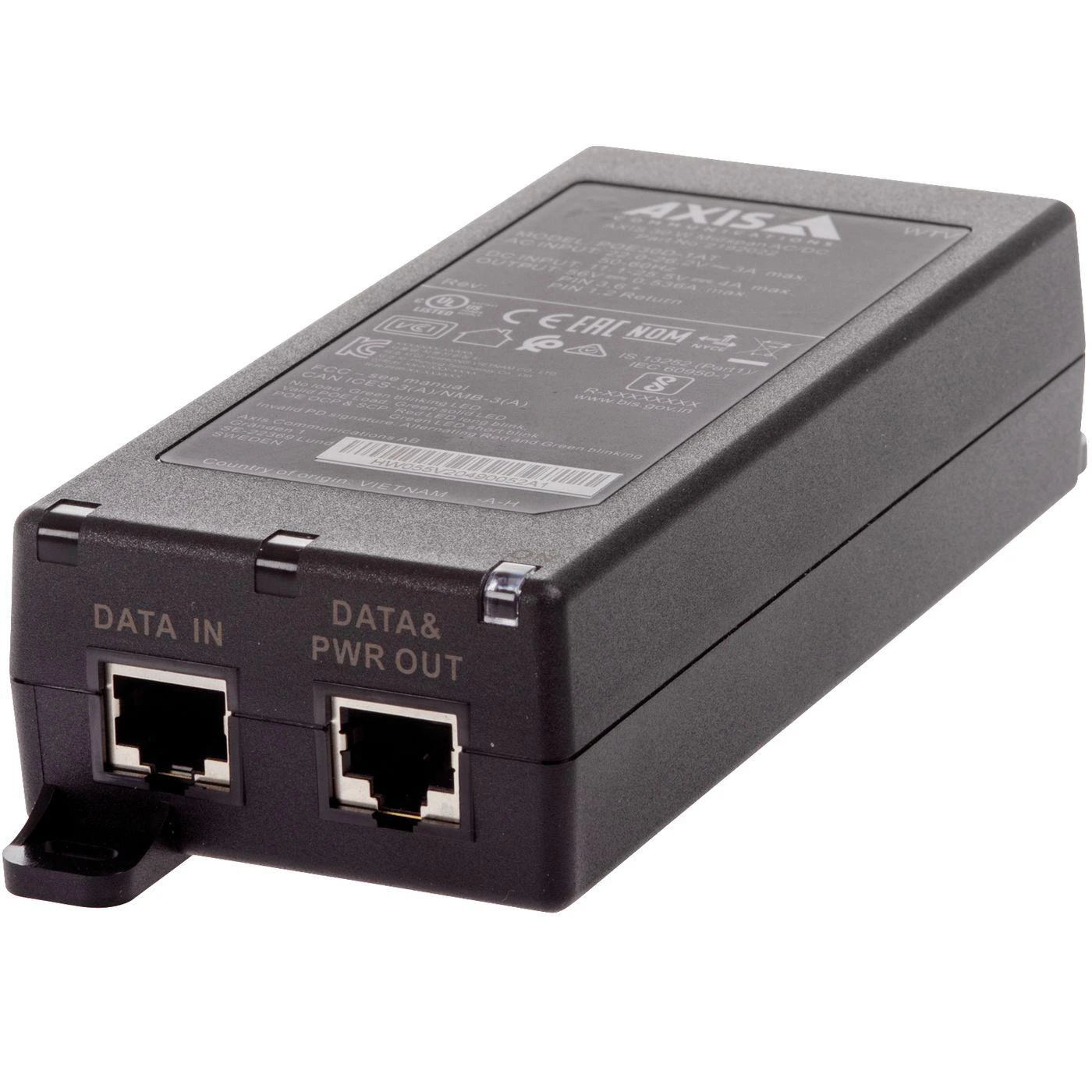 Axis PoE midspan adapteris su RJ45 jungtimis