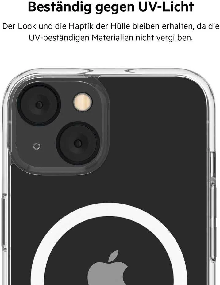 Belkinas | SheerForce magnetinis antimikrobinis apsauginis dėklas | Apsauginis dėklas | Apple | iPhone 13 | N/A | Skaidrus | Apsaugokite savo iPhone su MagSafe suderinamu magnetiniu telefono dėklu. Skaidri, UV šviesai atspari medžiaga apsaugo nuo spalvos pasikeitimo, o paaukštinto krašto dizainas užtikrina puikią ekrano ir fotoaparato apsaugą nuo įbrėžimų.