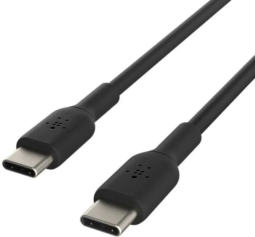 Belkin USB-C/USB-C kabelis 1m PVC, juodas CAB003bt1MBK