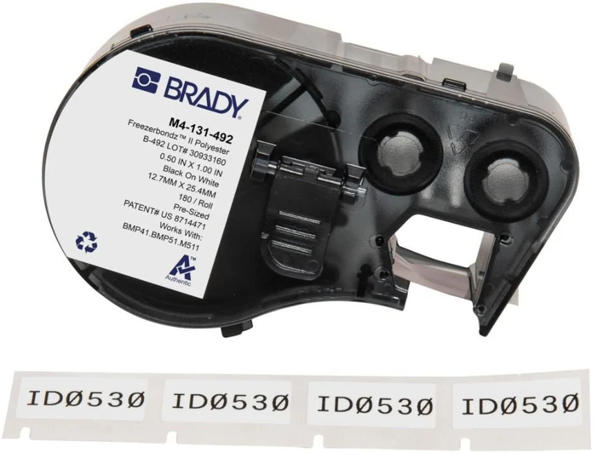 Brady BMP41/BMP51/M511 etiketė