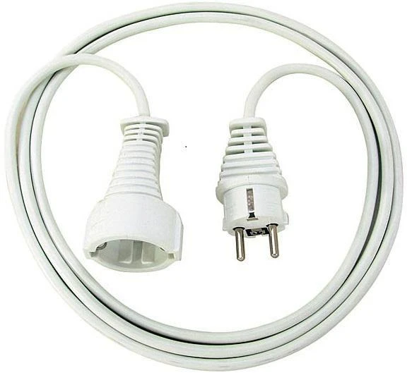 Brennenstuhl ilgiklis CEE 7/7, CEE 7/4 (Schuko), 5m baltas1168440 / DEL-118I