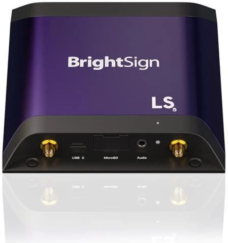 Vaizdo grotuvas Carruzzo BrightSign LS445 skaitmeninis grotuvas Juoda, Violetinė 4K Ultra HD „Wi-Fi“