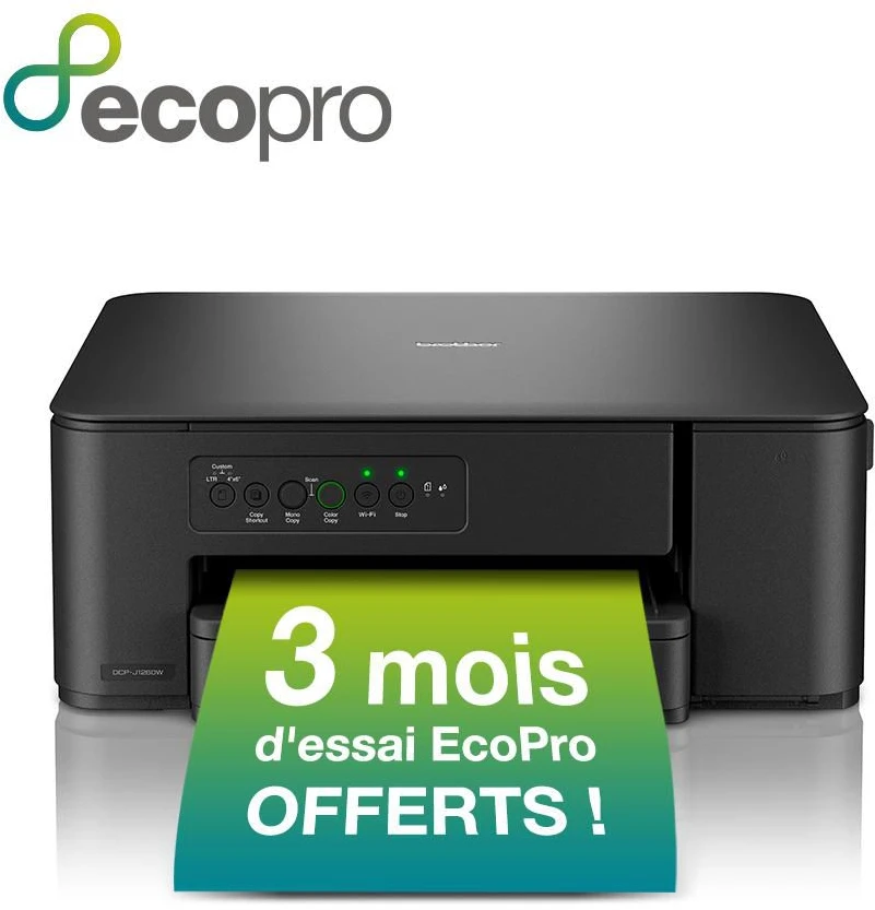 Spausdintuvas Brother | daugiafunkcis įrenginys | DCP-J1260W | Inkjet | Spalvotas | 3-in-1 | A4 | Wi-Fi | Juodas