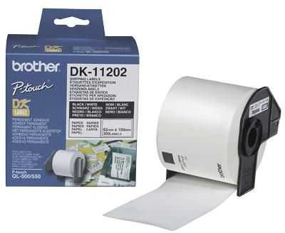 Brother Brolis | DK-11202 Siuntimo etiketės | Baltas | DK | 62mm x 100mm