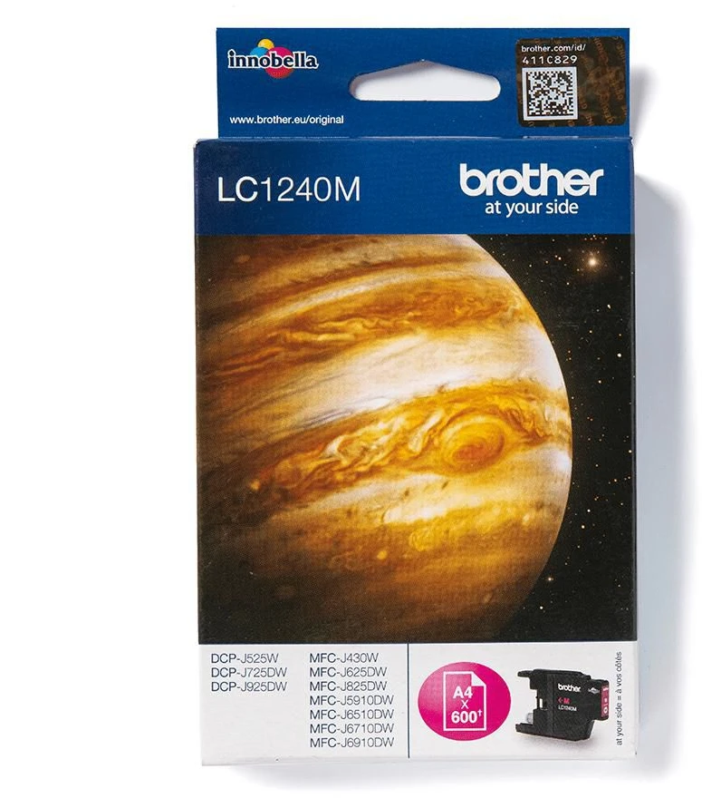 Rašalo kasetė Brother LC1240M, purpurinė