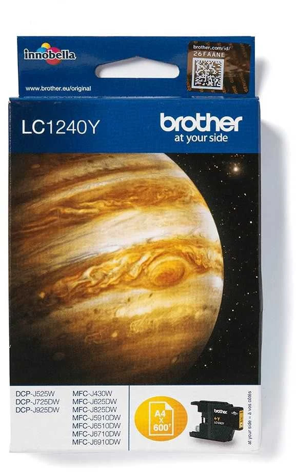 Brother Brolis LC-1240Y | Rašalo kasetė | Geltona