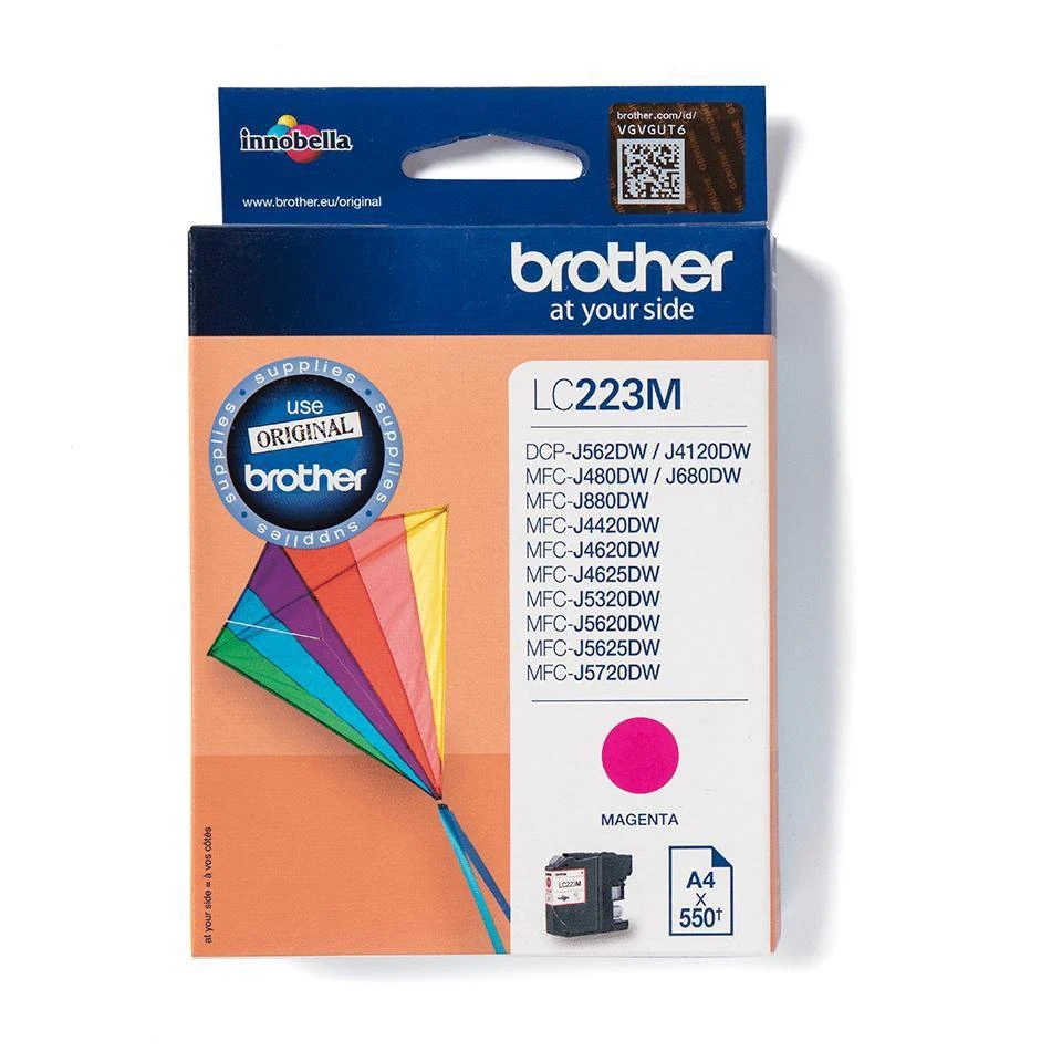 Brother LC-223M | Rašalo kasetė | Magenta