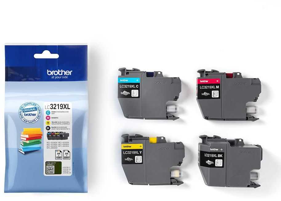 Brother Lc3219Xlvalbp Toneris Cartridge 4 Pc(S) Original Juodas, Cyan,