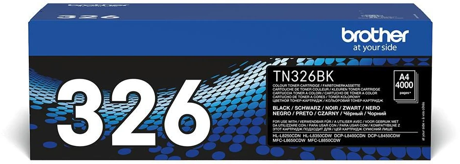 BROTHER TN-326B TONER HIGH Juodas 4000P