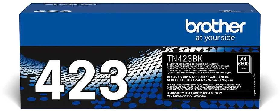 BROTHER TN-423BK Juodas HIGH YIELD TONER, 6,500P
