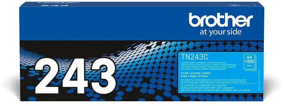 Brother Brolis TN243C | Tonerio kasetė | Žydra spalva