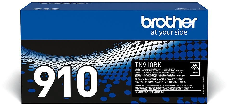 BROTHER TN-910BK Juodas Toneris, YPAČ DIDELĖS NAŠUMO, 9000 P.