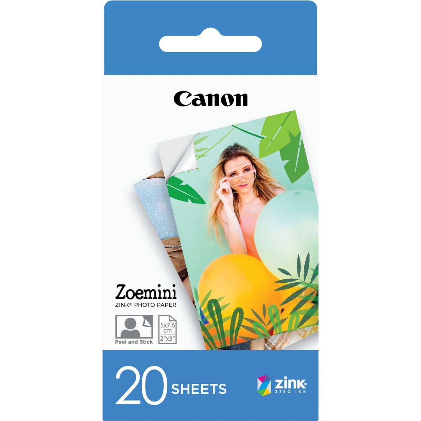 „Canon“ 20 lapų | ZP-2030 | Fotopopierius | Baltas | 5 x 7,6 cm