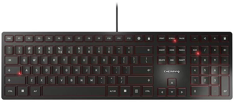Plona klaviatūra CHERRY KC 6000 Slim, US išdėstymas