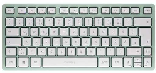 Klaviatūra CHERRY KW 7100 MINI Wireless DE-išdėstymas, Bluetooth, agavos žalia