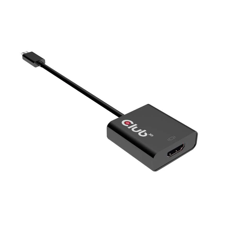 „Club 3D“ USB 3.1 C tipo į HDMI 2.0, 4K 60Hz aktyvus adapteris