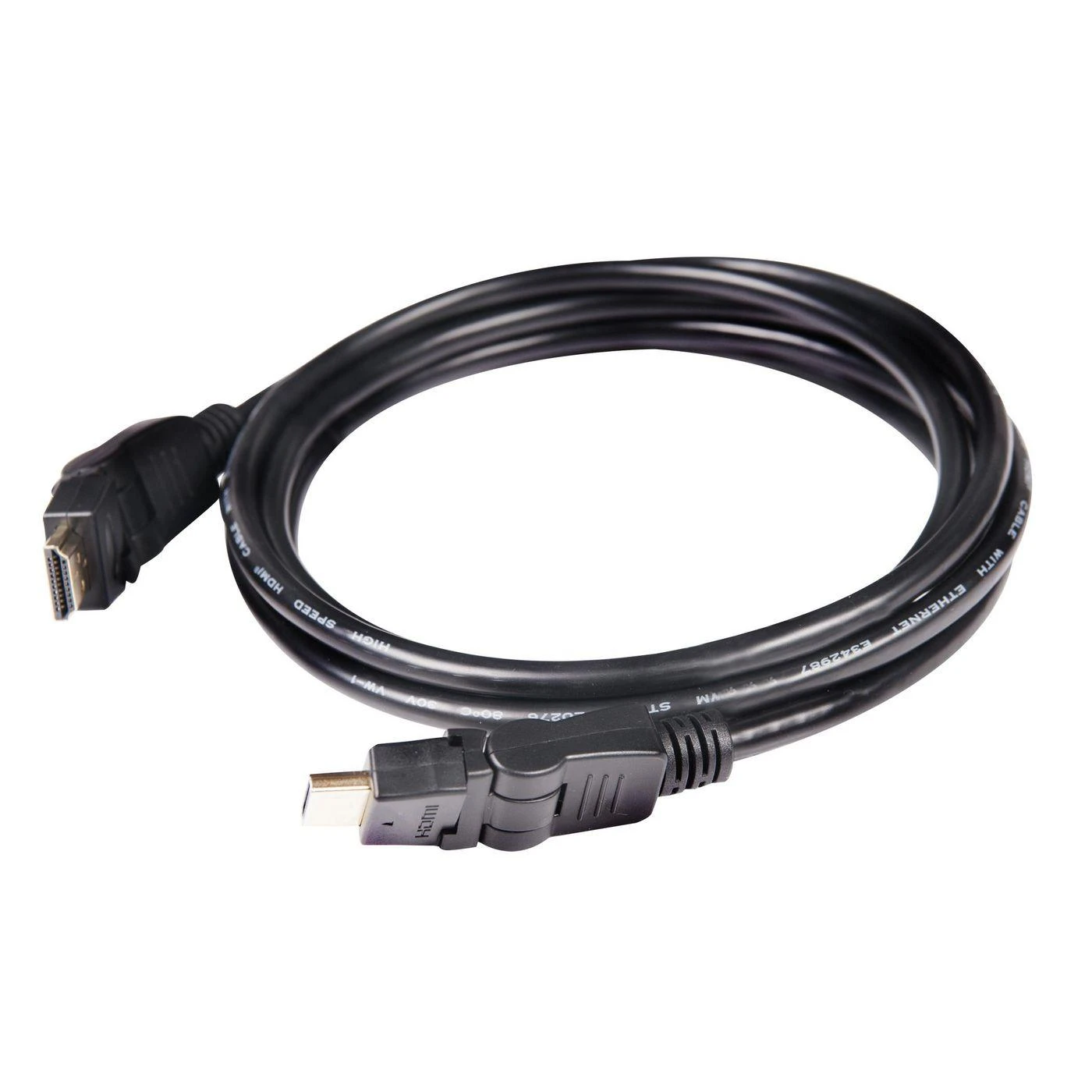 Club 3D CLUB3D HDMI 2.0 4K60Hz UHD 360 laipsnių sukamasis kabelis 2m/6.74ft