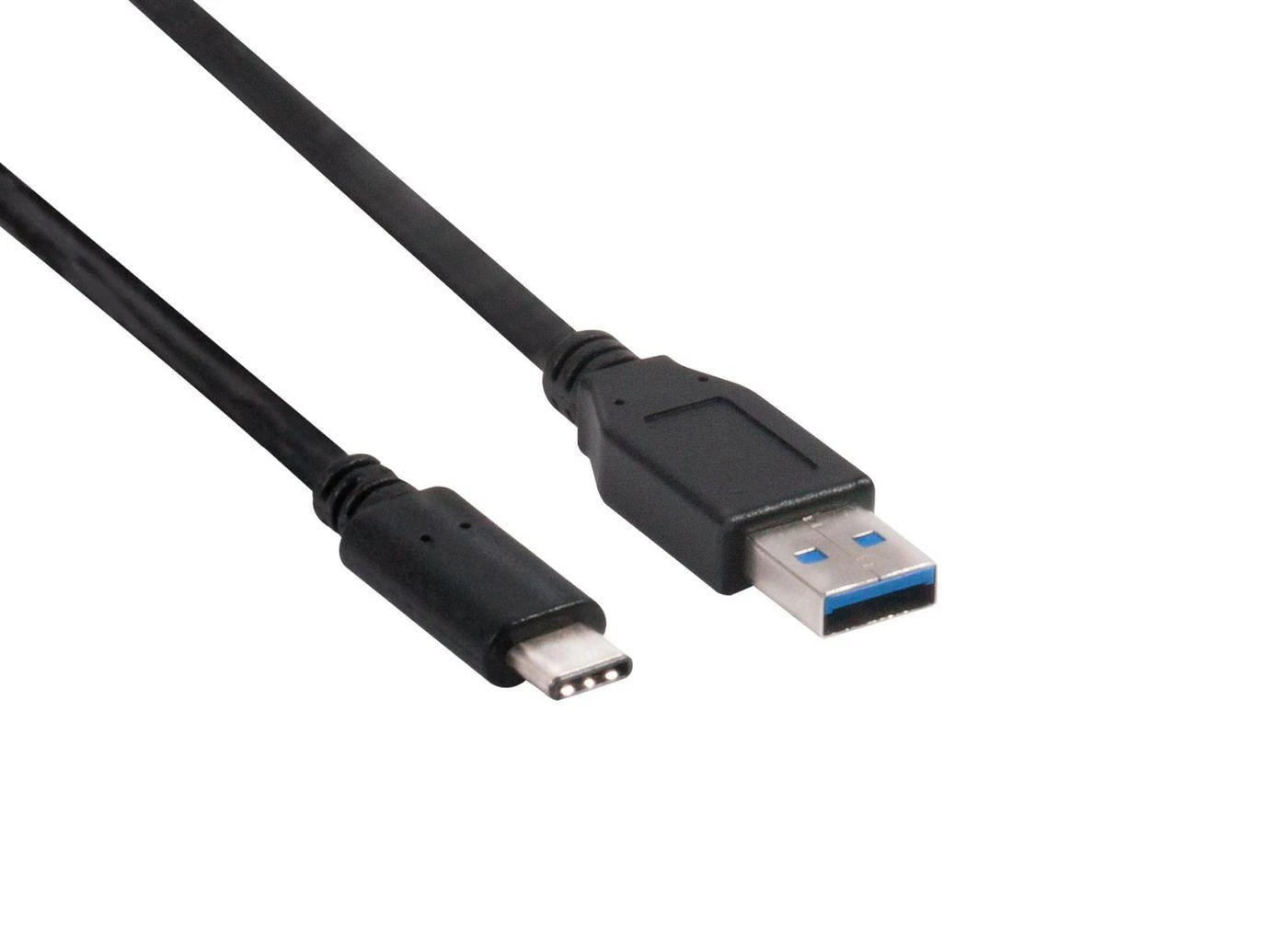 USB Club 3D USB-A – USB-C laidas, 1 m juodas (CAC-1523)