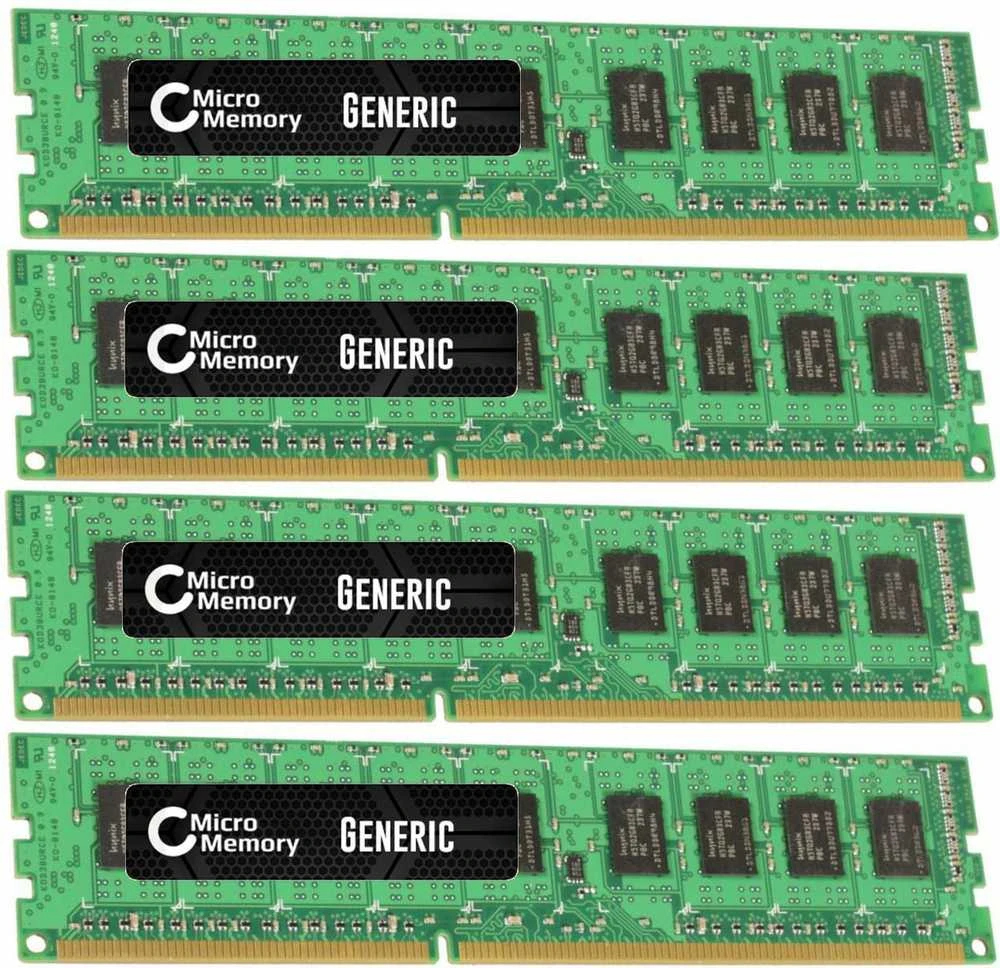 DDR3 32GB ECC RAM atminties modulis - 4 vienetų rinkinys