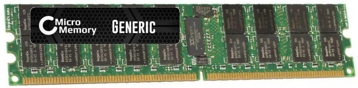 Serverio RAM atminties modulis su mikroschemomis