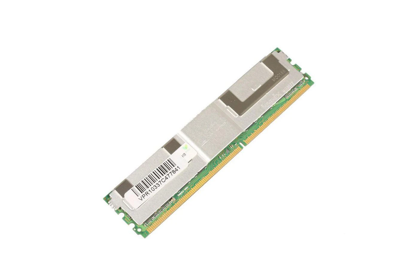 DDR2 RAM atminties modulis su metaliniu radiatoriumi