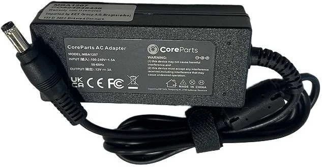 Coreparts Nešiojamojo kompiuterio maitinimo adapteris MicroBattery 2.5 mm, 3 A, (MBA1207)