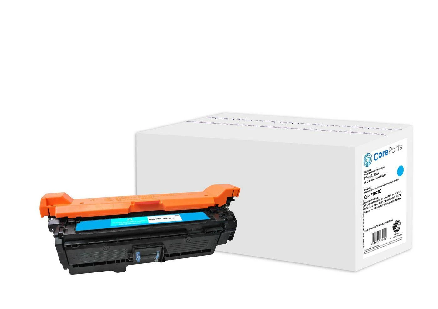 Coreparts Toneris Quality Imaging Cyan Zamiennik 507A (QI-HP1027C)