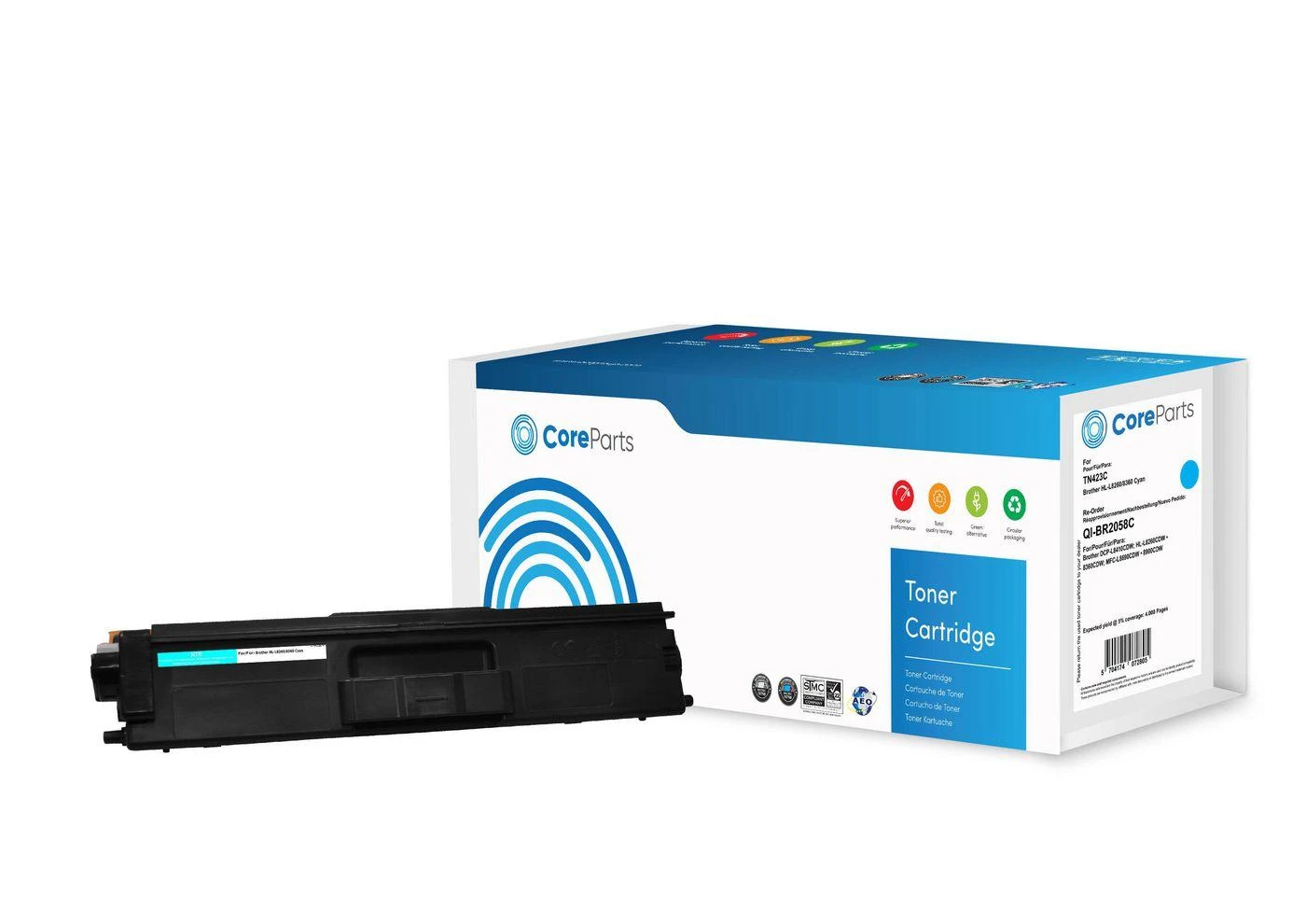 Toneris CoreParts Toneris Cyan TN423C- NTR